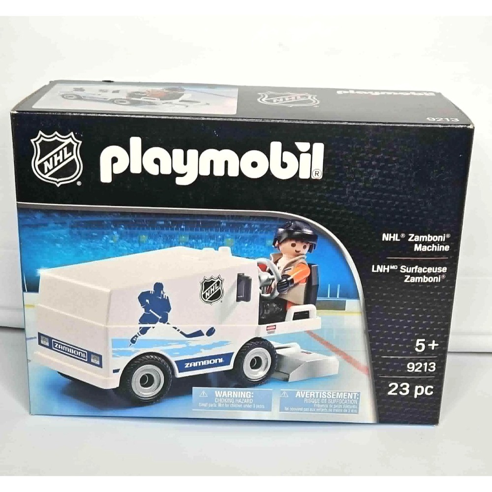 NHL Playmobil Zamboni Machine 9213 23 Pieces‎ Playset Hockey